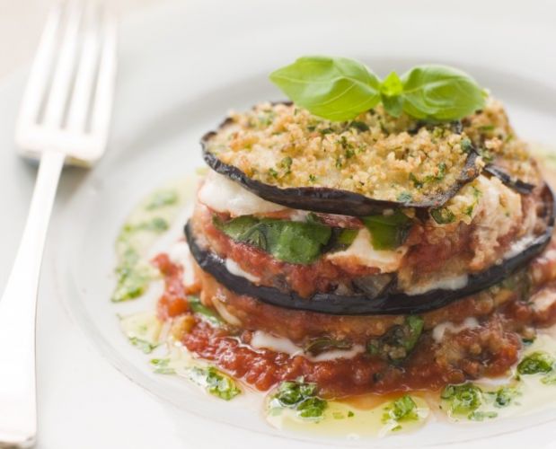 Hambúrguer de berinjela