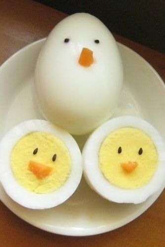 Preparar ovos cozidos especiais