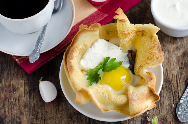 Crepes cocotte