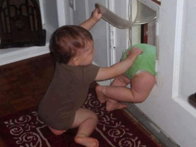 Vai, vai...meus pais chegaram...