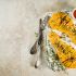 Butternut Hasselback com mel e tomilho