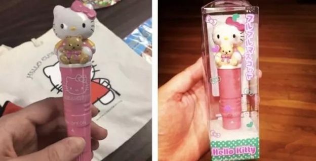 15 - E o que dizer da hello kitty? Reza a lenda que é uma criação japonesa e que, na verdade, é um massageador de pescoço. Pescoço, sei!
