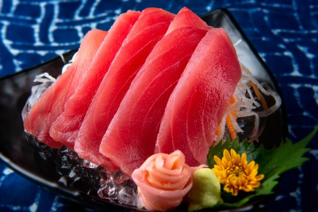 Sashimi de atum Rabilho