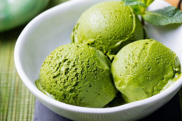 Sorvete de matcha