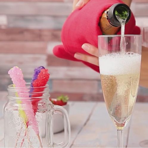 Coquetel Cristais de Champagne