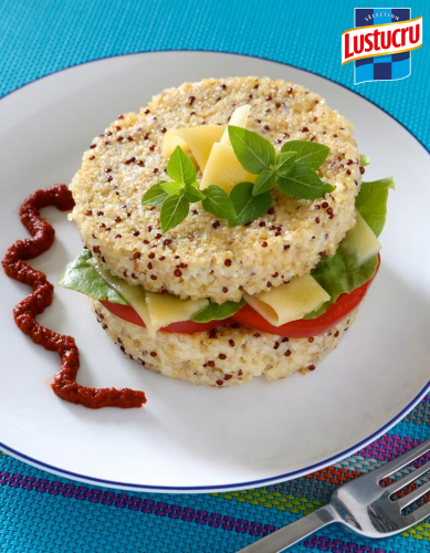 Burger vegetariano de quinoa