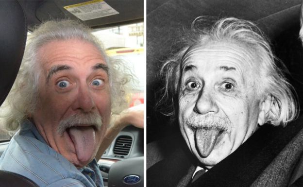 2 - Um motorista de táxi de Nova York, e Albert Einstein.