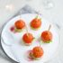 Pirulitos de salmão defumado