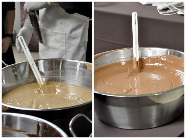 Tudo começa com o chocolate temperado
