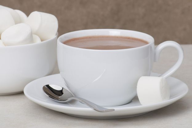 Chocolate com marshmallows