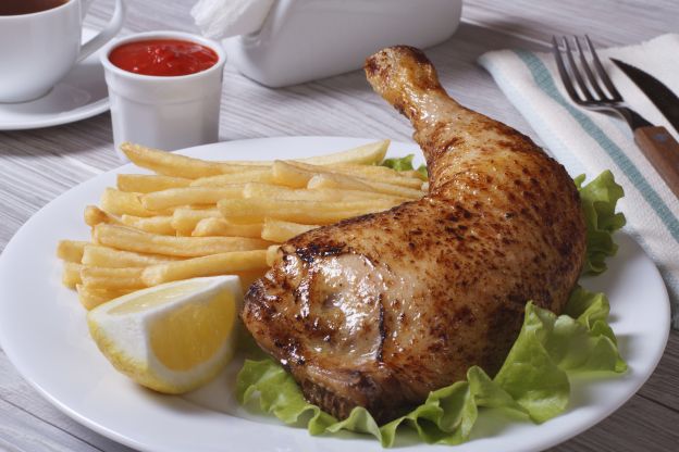 Coxas de frango picantes