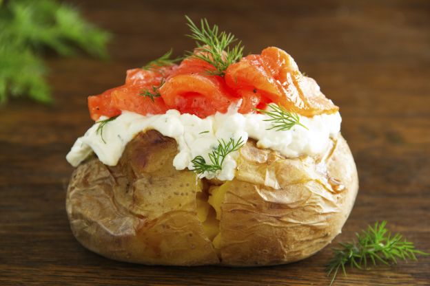 Salmão defumado e cream cheese