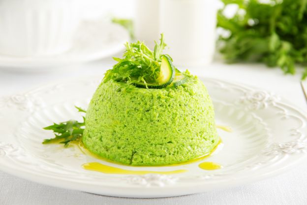 Pequenos flans  de abobrinhas