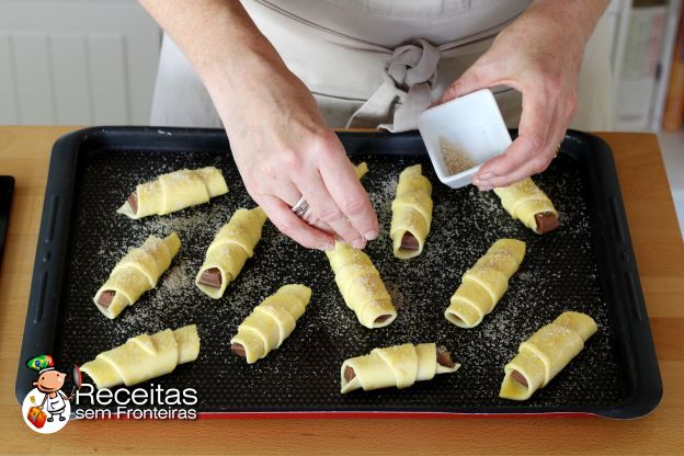 Salpique açúcar cristal