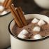 Chocolate quente com marshmallows