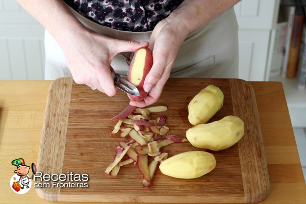 Preparar as batatas