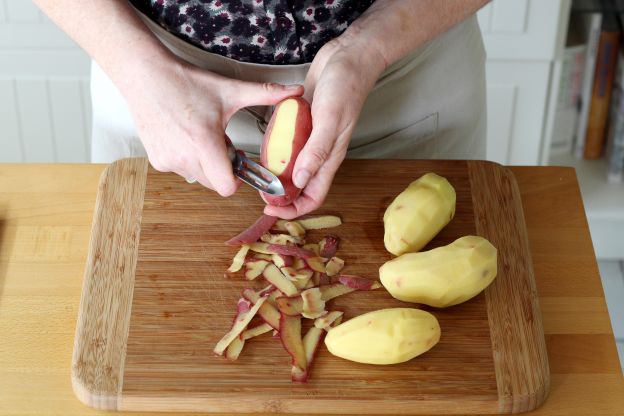 O descascador de legumes