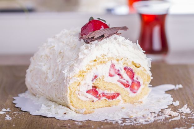 Recheando com creme de manteiga