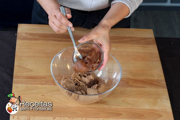 Pasta e creme de castanhas