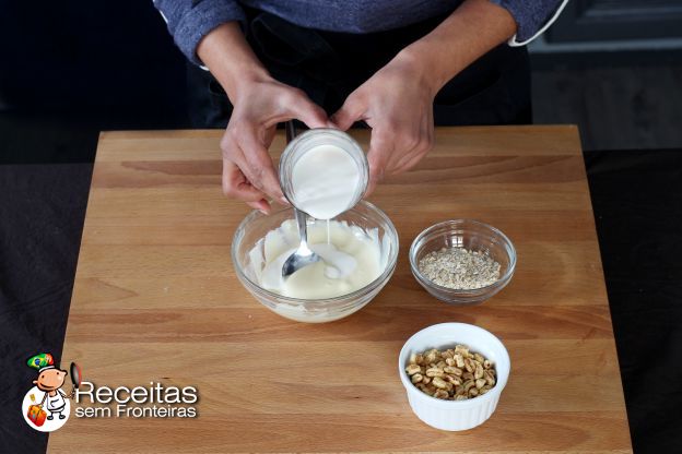 Derreter chocolate branco