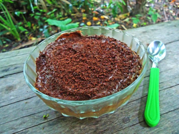Mousse de chocolate funcional