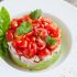 Abacate: Tartate de atum, abacate e tomates cereja