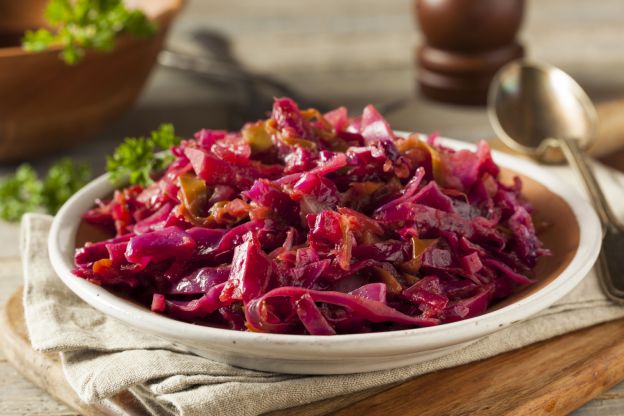 Compota de repolho roxo