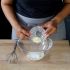 Misturar açúcar e baunilha