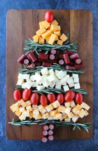 Árvore de salgados deliciosos