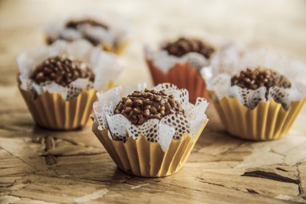 Brigadeiro Gourmet de paçoca de amendoim