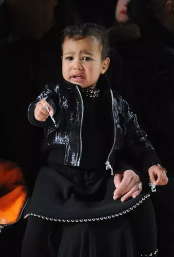 a filha  de kim kardashian