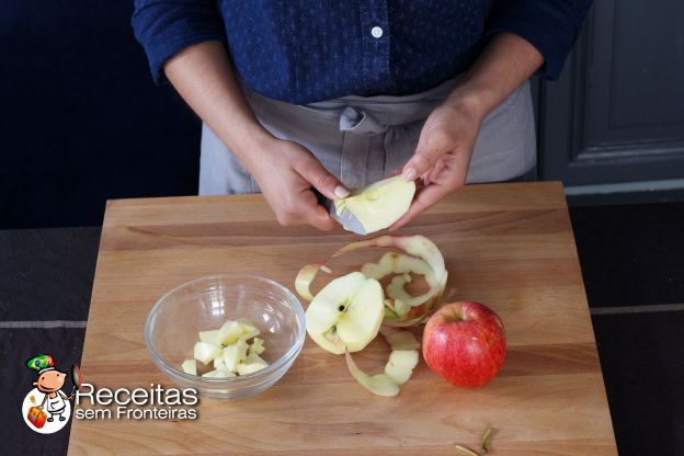Preparação do recheio