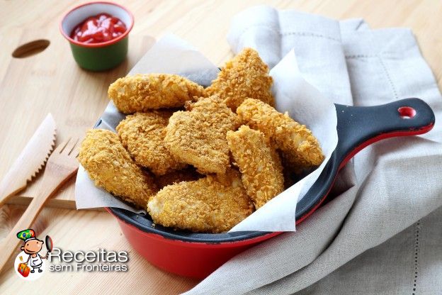 Nuggets de frango caseiros