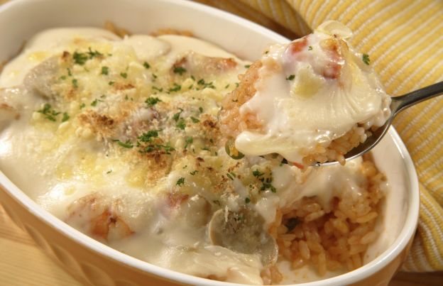 Gratinado de arroz