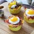 Ninhos de Páscoa de batatas