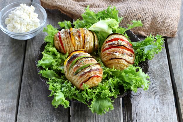 Batatas Hasselback