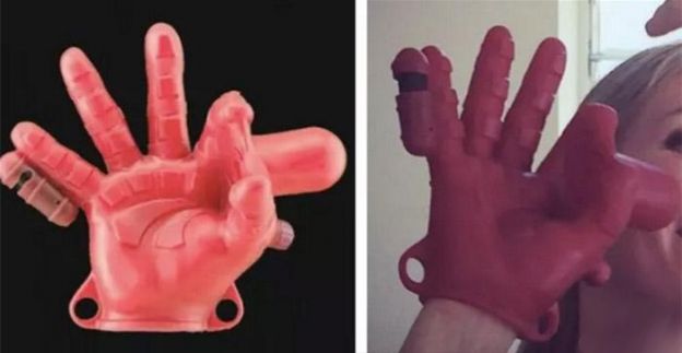 5 - Uma luva que solta lubrificante. Confesso que tenho até medo disso