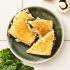 Croques champignons, espinafre, Emmental