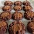 Cookies de chocolate com caramelo