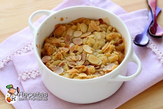 Crumble de pêssegos