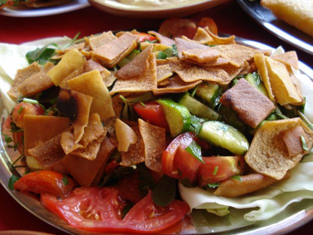 Fattoush, a salada libanesa