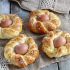 Brioches em forma de ninho