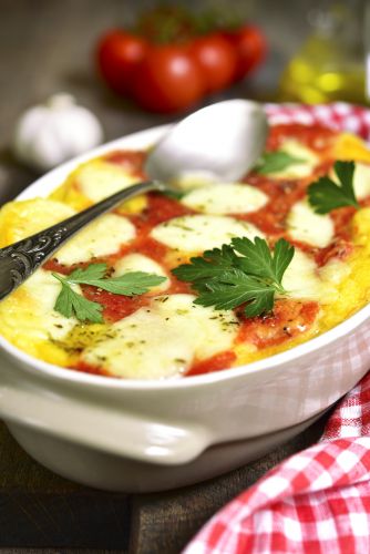Gratin de polenta