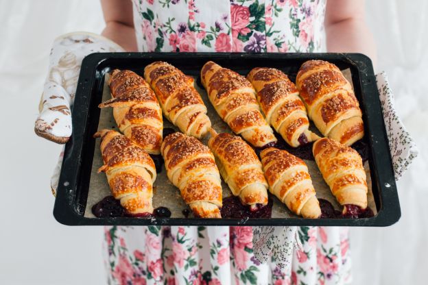 Croissants e pastelaria