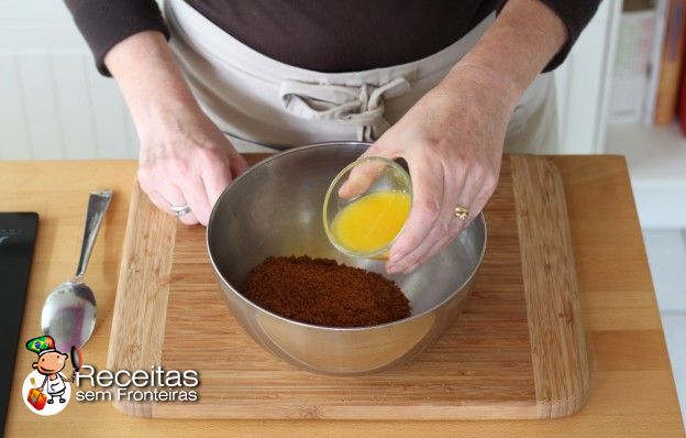 A manteiga derretida