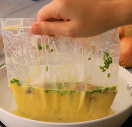 Uma nova forma de fazer omelete