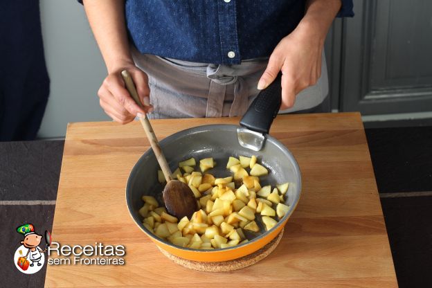 Preparação do recheio