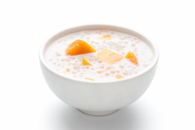 Tapioca com leite de coco
