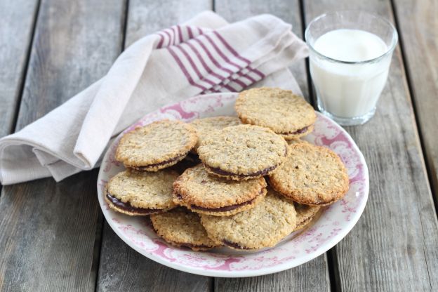1. Biscoitos de flocos de aveia