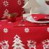 Toalha de mesa de algodão de Natal